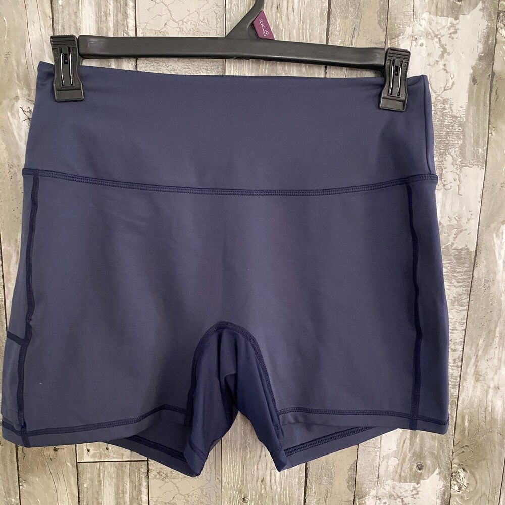 Peter Millar blue golf biker shorts high waist UPF 50+ size L
